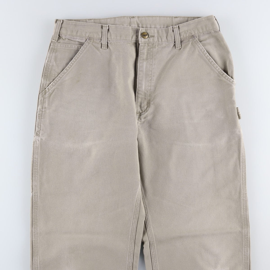 Carhartt Original Dungaree Fit Duck Painter Pants, Men's, Size 34 cotton gray type Vintage Second Hand