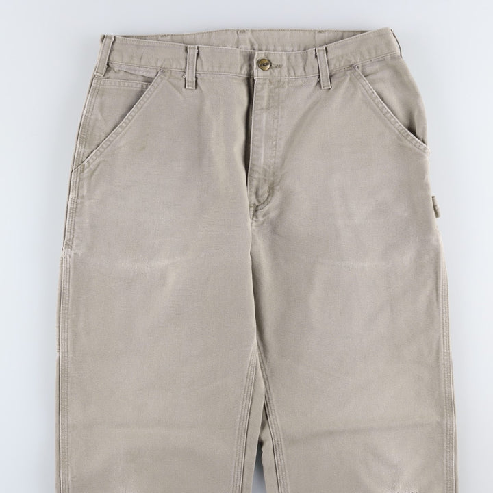 Carhartt Original Dungaree Fit Duck Painter Pants, Men's, Size 34 cotton gray type Vintage Second Hand