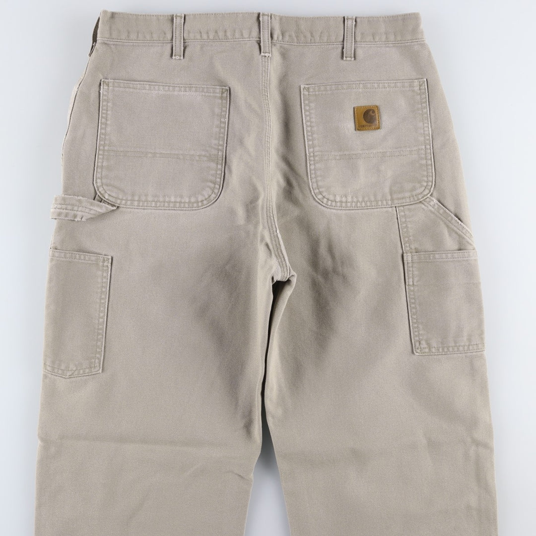 Carhartt Original Dungaree Fit Duck Painter Pants, Men's, Size 34 cotton gray type Vintage Second Hand