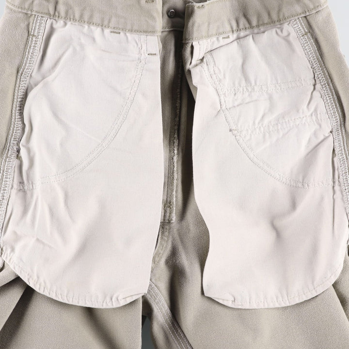 Carhartt Original Dungaree Fit Duck Painter Pants, Men's, Size 34 cotton gray type Vintage Second Hand