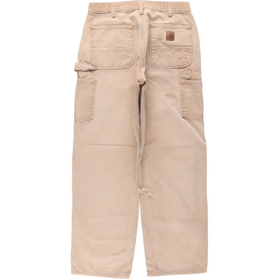 Carhartt Dungaree Fit Duck Painter Pants, Men's, W31 equivalent cotton Beige type Vintage Second Hand