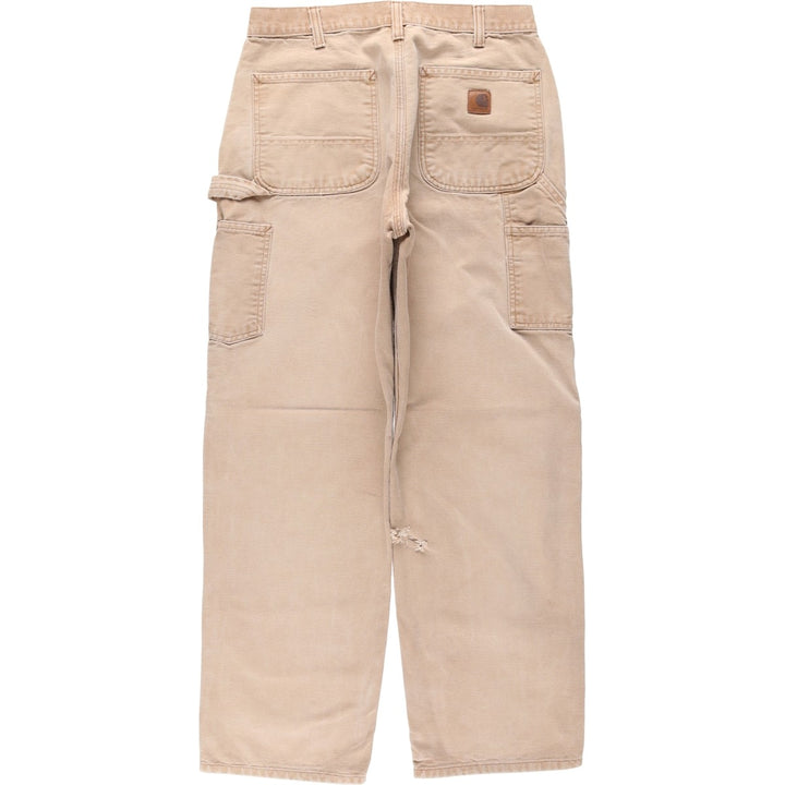 Carhartt Dungaree Fit Duck Painter Pants, Men's, W31 equivalent cotton Beige type Vintage Second Hand
