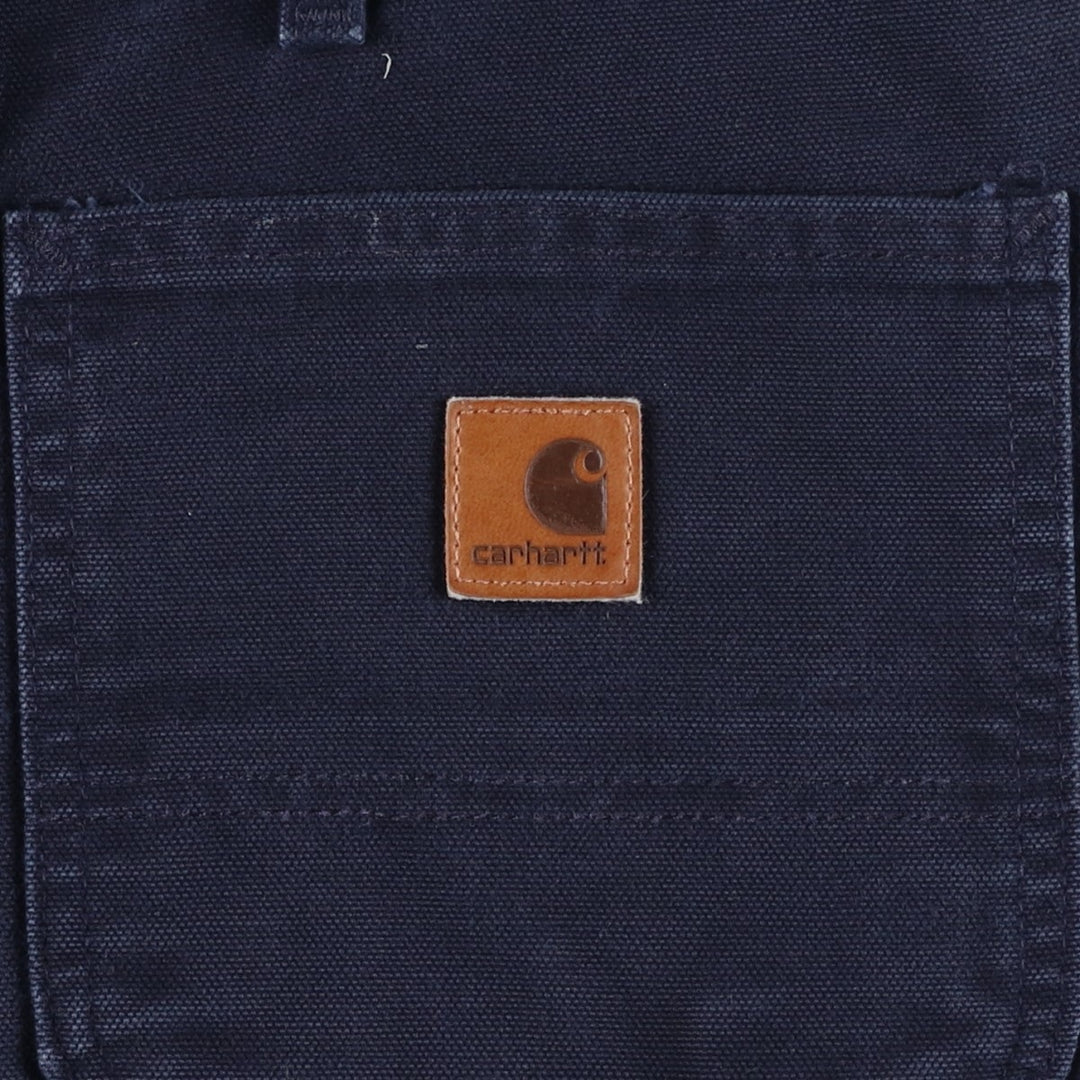 Carhartt Dungaree Fit Duck Painter Pants, Men's, W37 equivalent cotton navy blue type Vintage Second Hand
