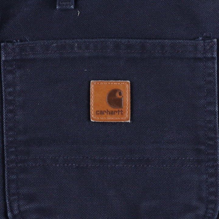 Carhartt Dungaree Fit Duck Painter Pants, Men's, W37 equivalent cotton navy blue type Vintage Second Hand