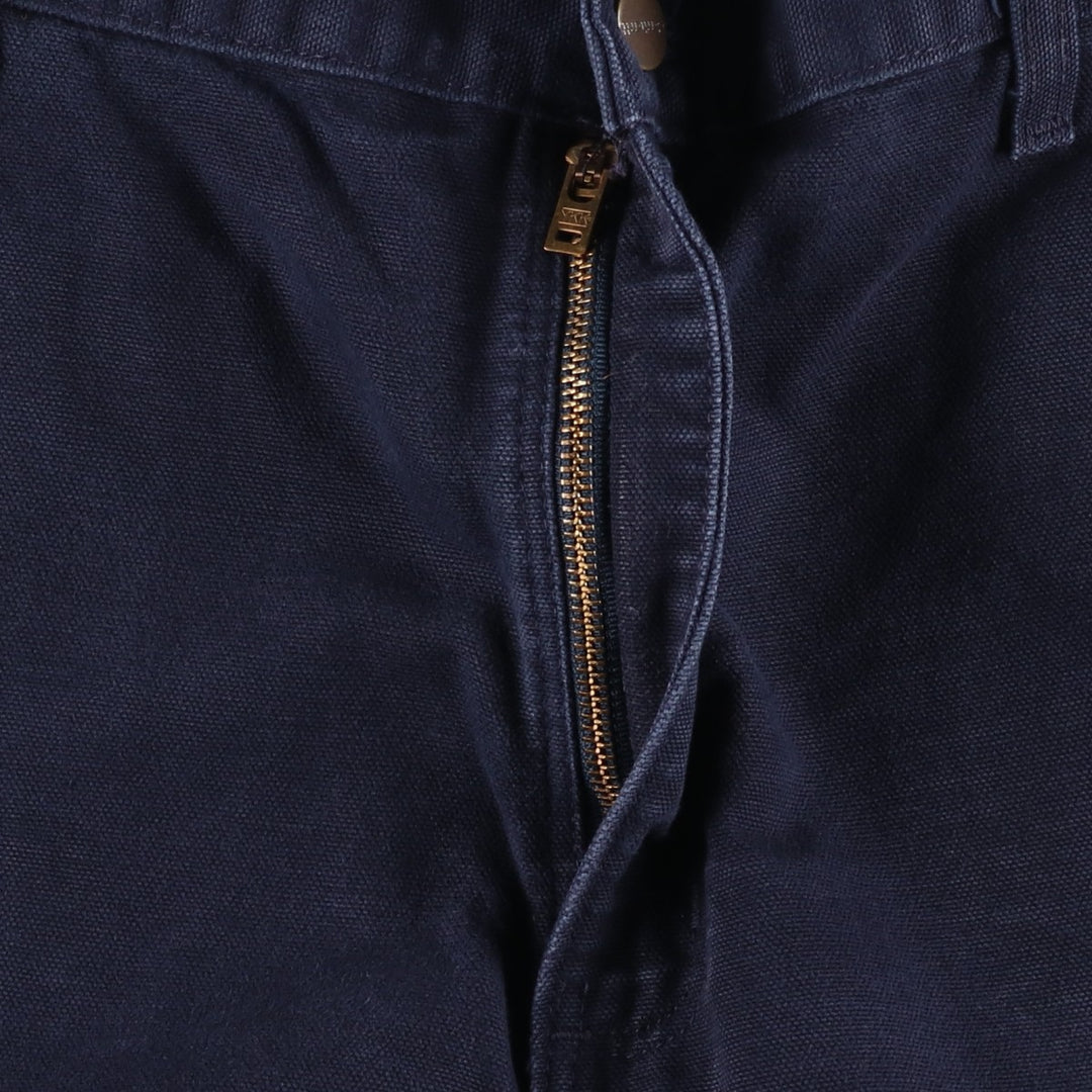 Carhartt Dungaree Fit Duck Painter Pants, Men's, W37 equivalent cotton navy blue type Vintage Second Hand