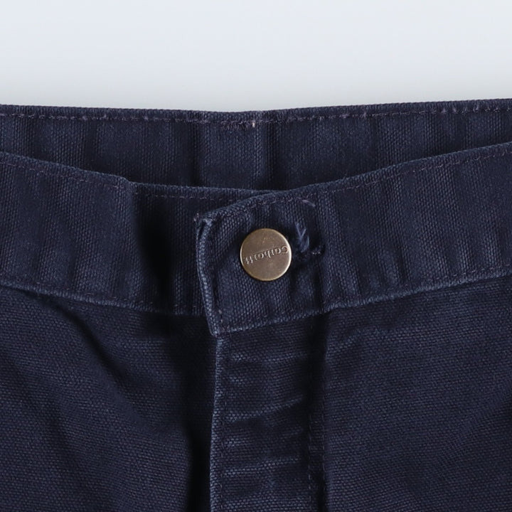 Carhartt Dungaree Fit Duck Painter Pants, Men's, W37 equivalent cotton navy blue type Vintage Second Hand