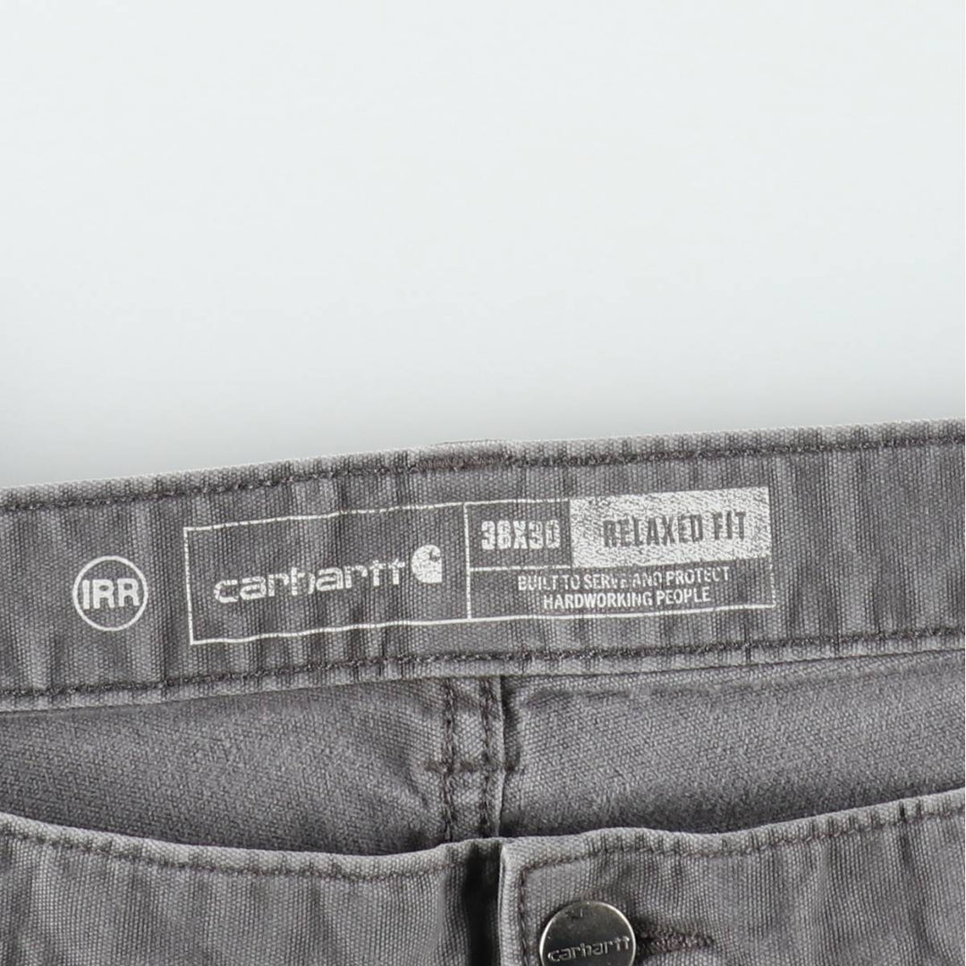 Carhartt Relaxed Fit Duck Work Pants, Men's, W37 equivalent cotton gray type Vintage Second Hand