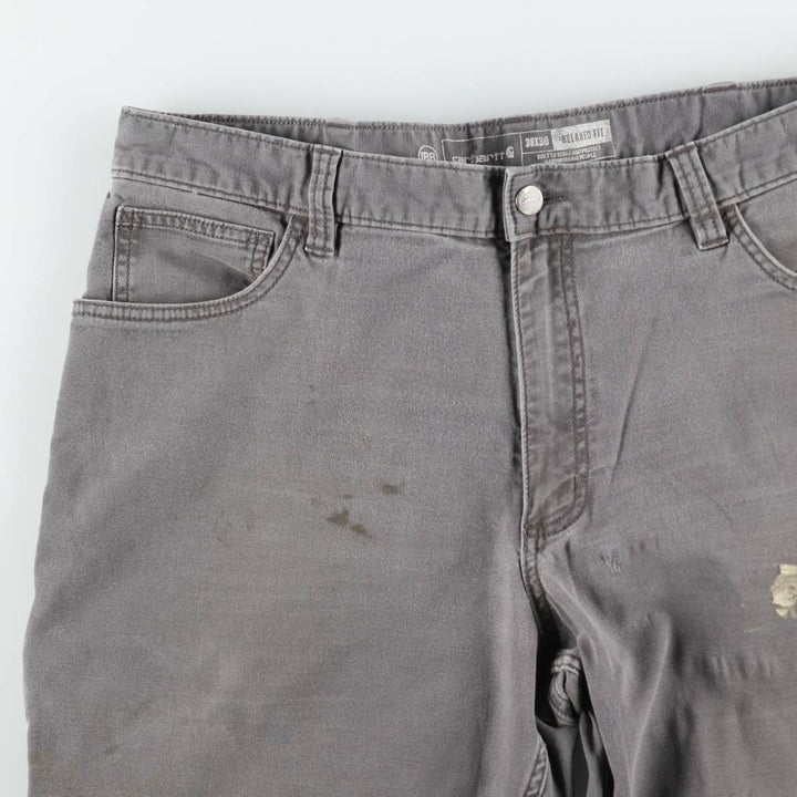 Carhartt Relaxed Fit Duck Work Pants, Men's, W37 equivalent cotton gray type Vintage Second Hand