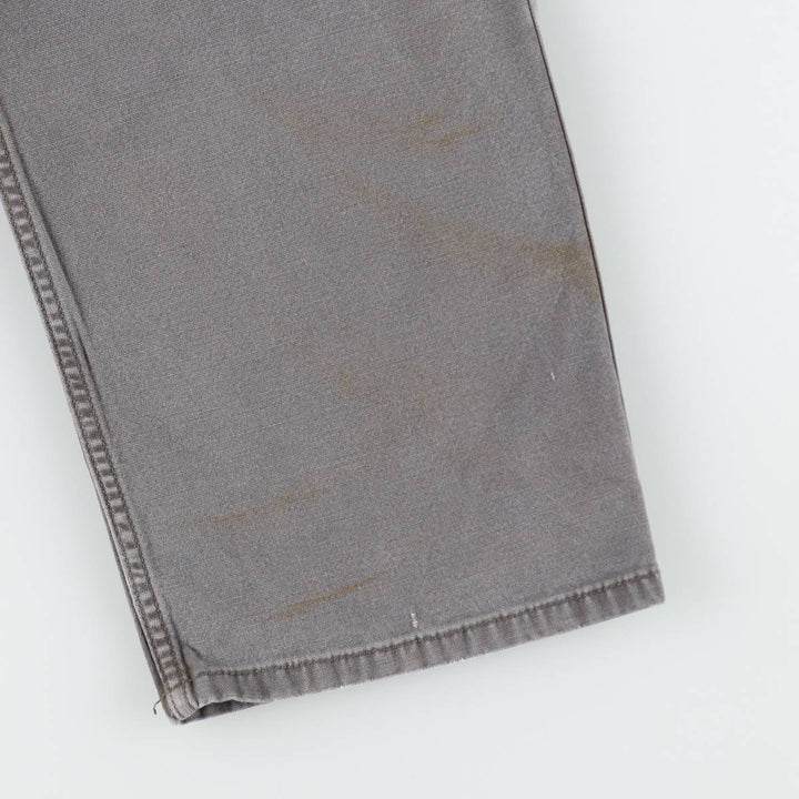Carhartt Relaxed Fit Duck Work Pants, Men's, W37 equivalent cotton gray type Vintage Second Hand