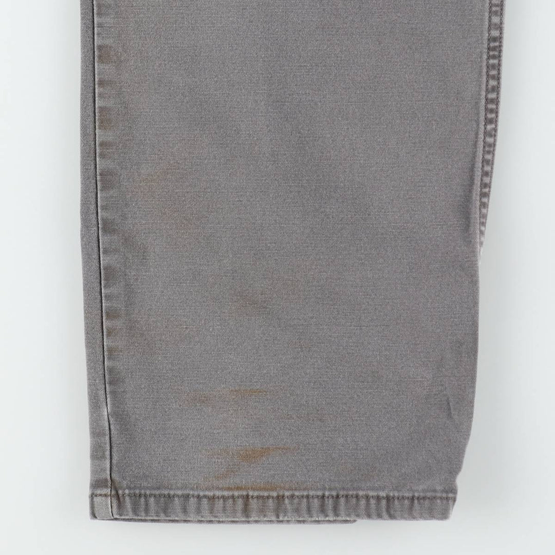 Carhartt Relaxed Fit Duck Work Pants, Men's, W37 equivalent cotton gray type Vintage Second Hand