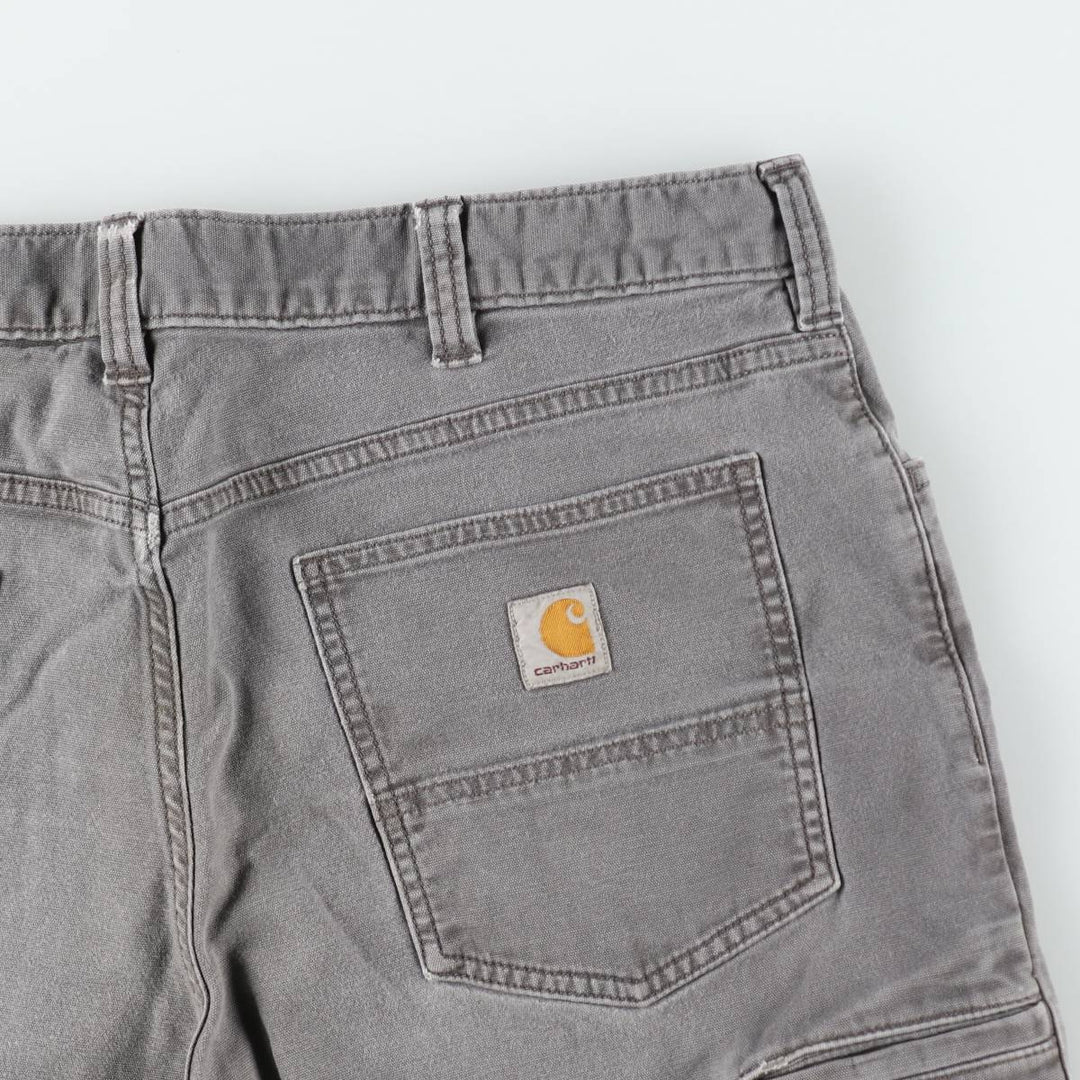 Carhartt Relaxed Fit Duck Work Pants, Men's, W37 equivalent cotton gray type Vintage Second Hand