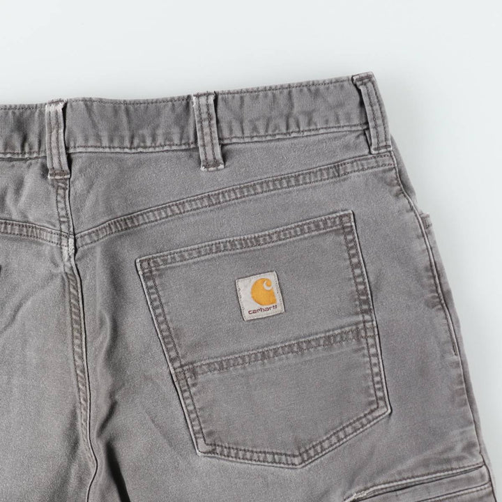 Carhartt Relaxed Fit Duck Work Pants, Men's, W37 equivalent cotton gray type Vintage Second Hand