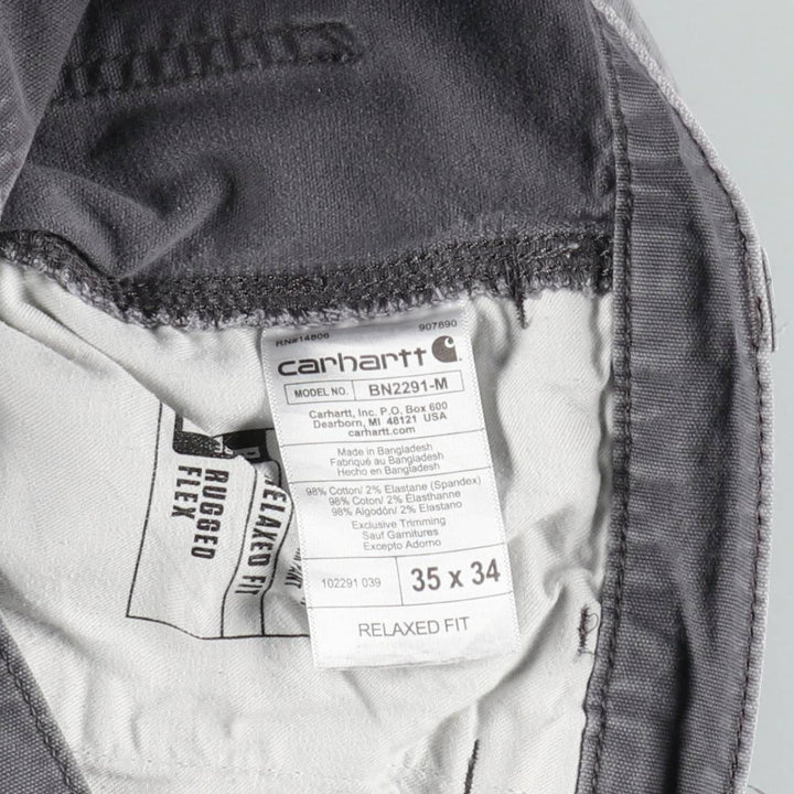 Carhartt Relaxed Fit Duck Work Pants, Men's, W34 equivalent cotton gray type Vintage Second Hand