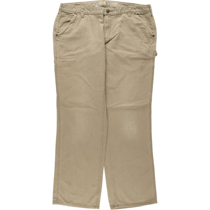 Carhartt ORIGINAL FIT Duck Painter Pants, Men's W37 (approx.) cotton Khaki type beige Vintage Second Hand
