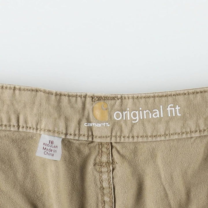 Carhartt ORIGINAL FIT Duck Painter Pants, Men's W37 (approx.) cotton Khaki type beige Vintage Second Hand