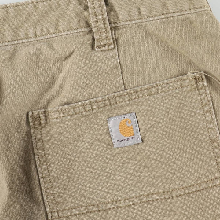 Carhartt ORIGINAL FIT Duck Painter Pants, Men's W37 (approx.) cotton Khaki type beige Vintage Second Hand