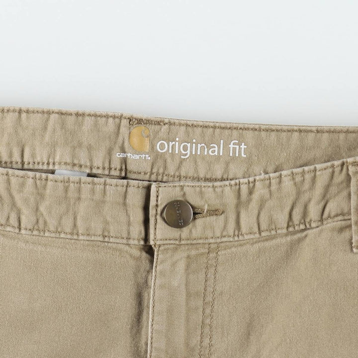 Carhartt ORIGINAL FIT Duck Painter Pants, Men's W37 (approx.) cotton Khaki type beige Vintage Second Hand