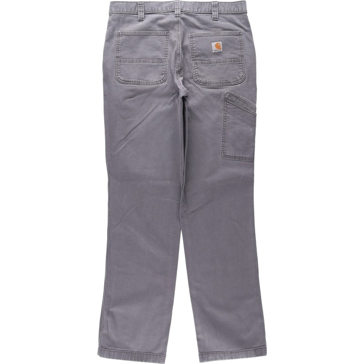 Carhartt Relaxed Fit Duck Work Pants, Men's, W34 equivalent cotton gray type Vintage Second Hand