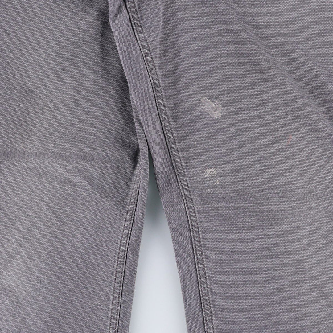 Carhartt Relaxed Fit Duck Work Pants, Men's, W34 equivalent cotton gray type Vintage Second Hand