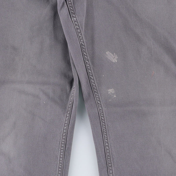 Carhartt Relaxed Fit Duck Work Pants, Men's, W34 equivalent cotton gray type Vintage Second Hand