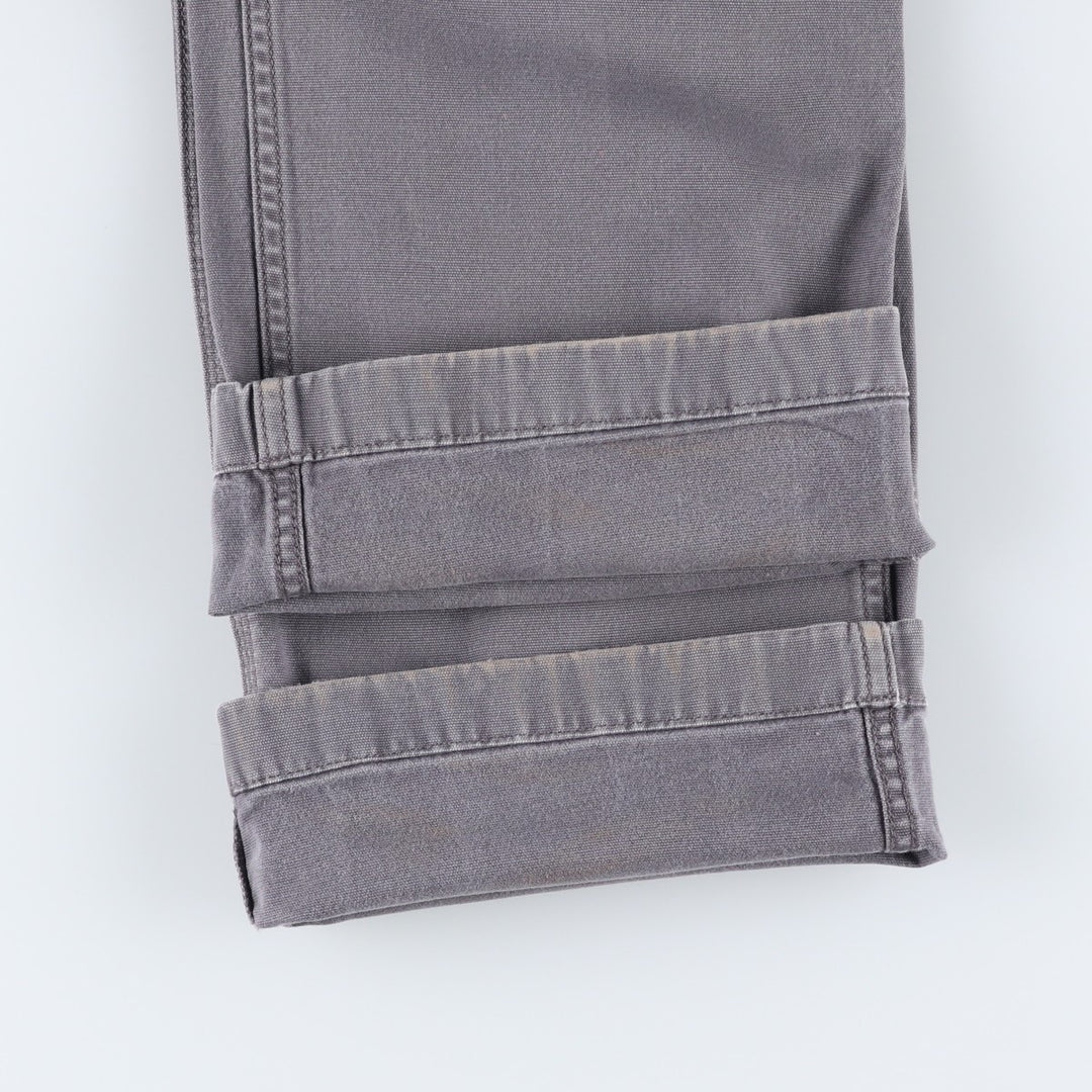 Carhartt Relaxed Fit Duck Work Pants, Men's, W34 equivalent cotton gray type Vintage Second Hand