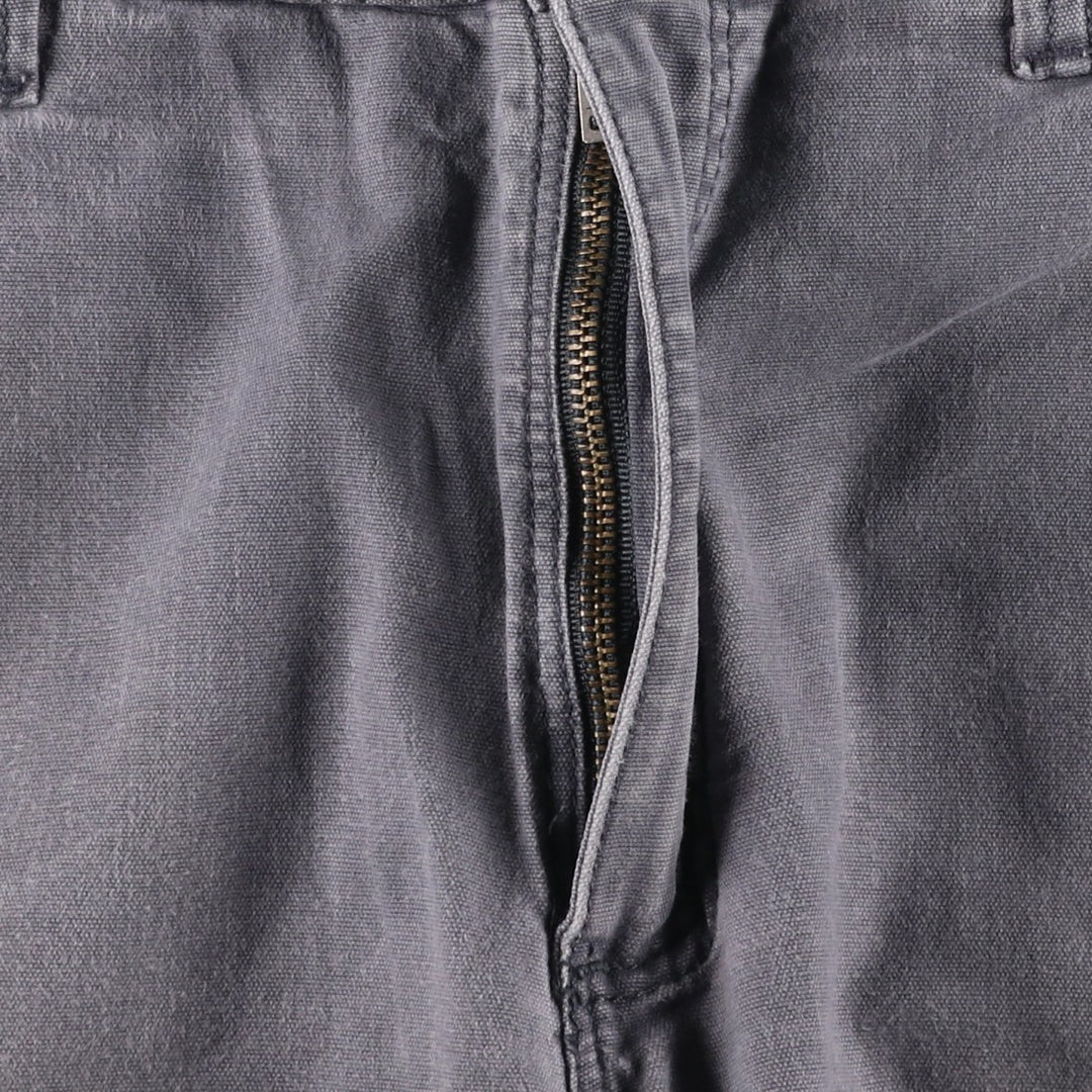 Carhartt Straight Fit Duck Work Pants, Men's W34 (approx.) cotton gray type Vintage Second Hand
