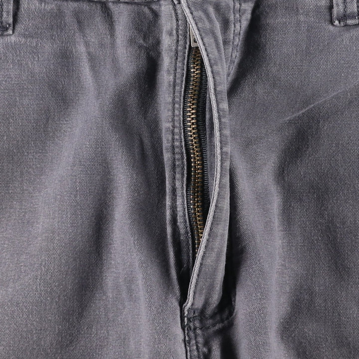 Carhartt Straight Fit Duck Work Pants, Men's W34 (approx.) cotton gray type Vintage Second Hand