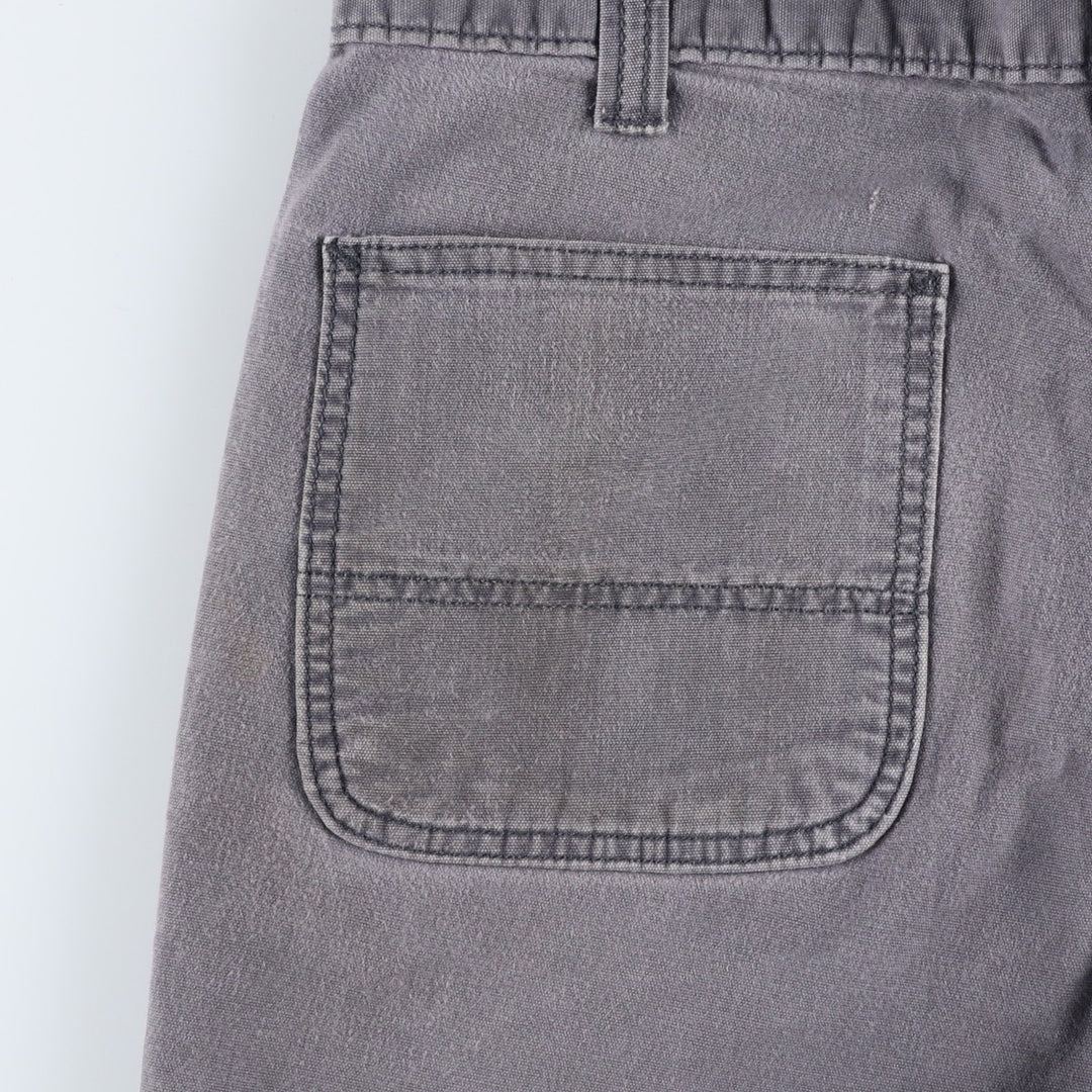 Carhartt Straight Fit Duck Work Pants, Men's W34 (approx.) cotton gray type Vintage Second Hand