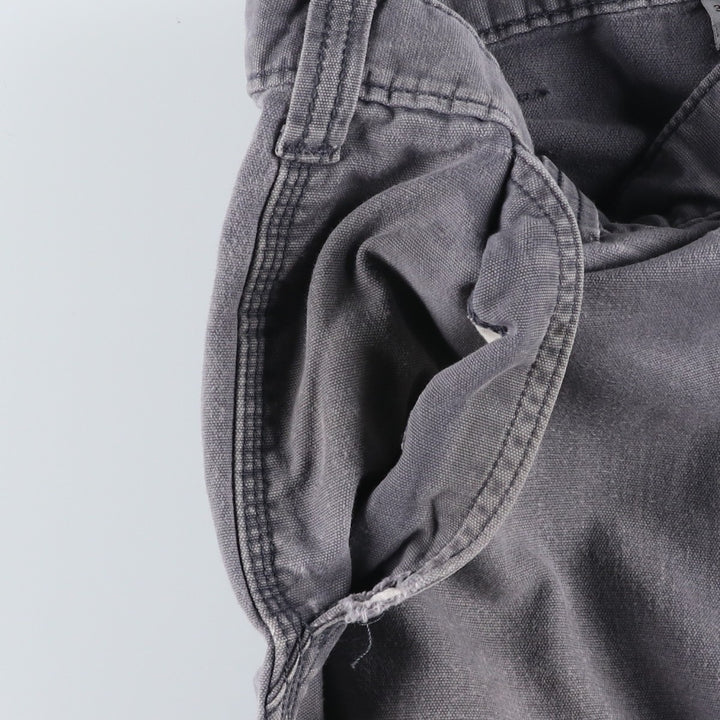 Carhartt Straight Fit Duck Work Pants, Men's W34 (approx.) cotton gray type Vintage Second Hand