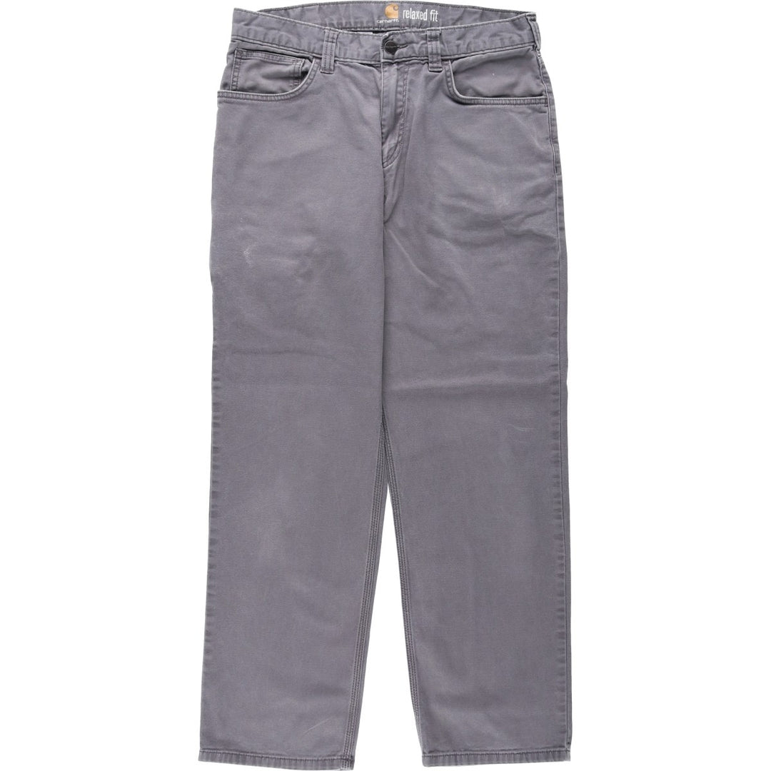 Carhartt Relaxed Fit Duck Work Pants, Men's W31 (approx.) cotton gray type Vintage Second Hand