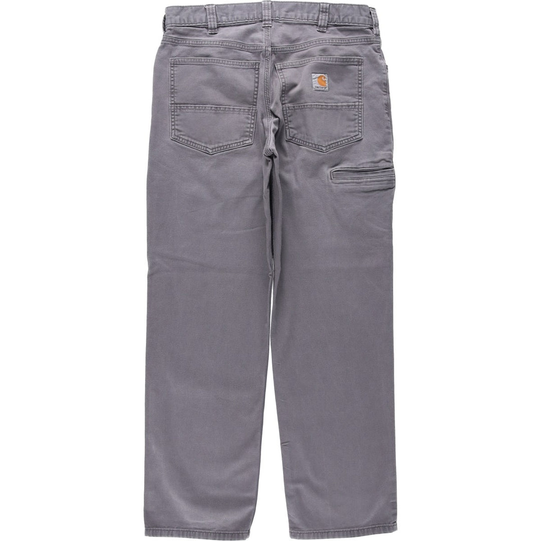 Carhartt Relaxed Fit Duck Work Pants, Men's W31 (approx.) cotton gray type Vintage Second Hand