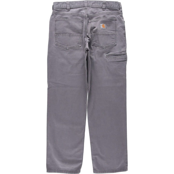 Carhartt Relaxed Fit Duck Work Pants, Men's W31 (approx.) cotton gray type Vintage Second Hand