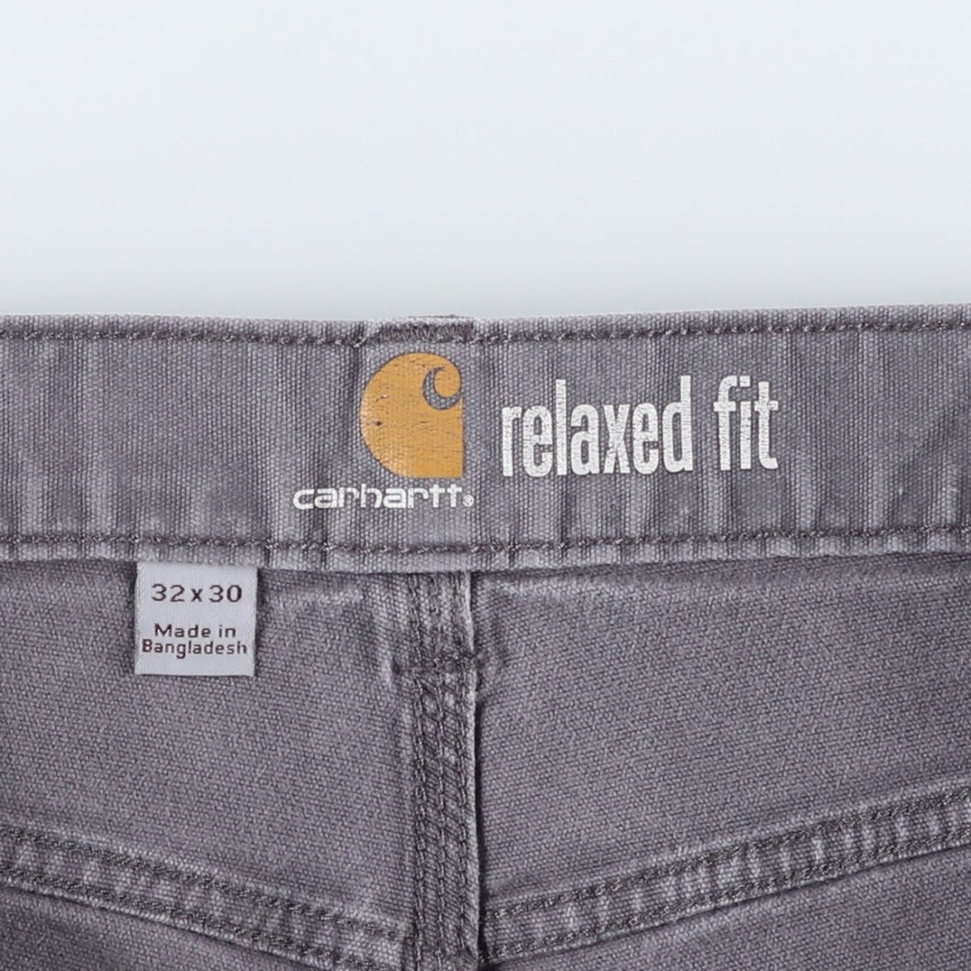 Carhartt Relaxed Fit Duck Work Pants, Men's W31 (approx.) cotton gray type Vintage Second Hand