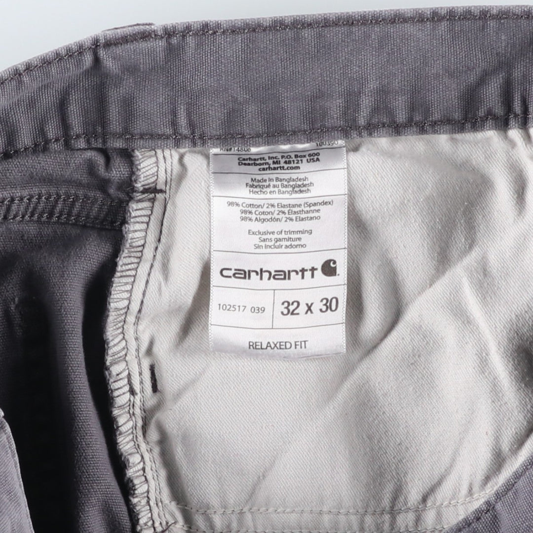 Carhartt Relaxed Fit Duck Work Pants, Men's W31 (approx.) cotton gray type Vintage Second Hand