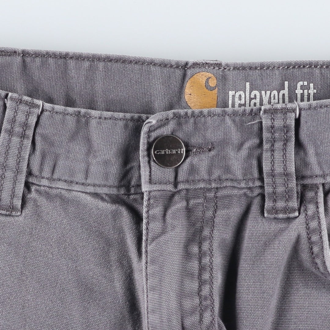 Carhartt Relaxed Fit Duck Work Pants, Men's W31 (approx.) cotton gray type Vintage Second Hand