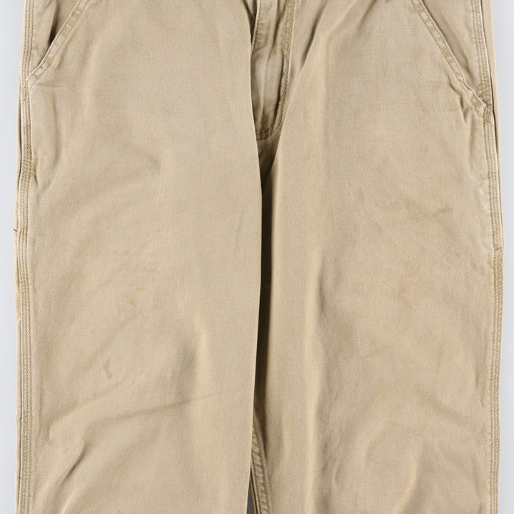 Carhartt Relaxed Fit Duck Work Pants, Men's, W34 equivalent cotton Beige type Vintage Second Hand
