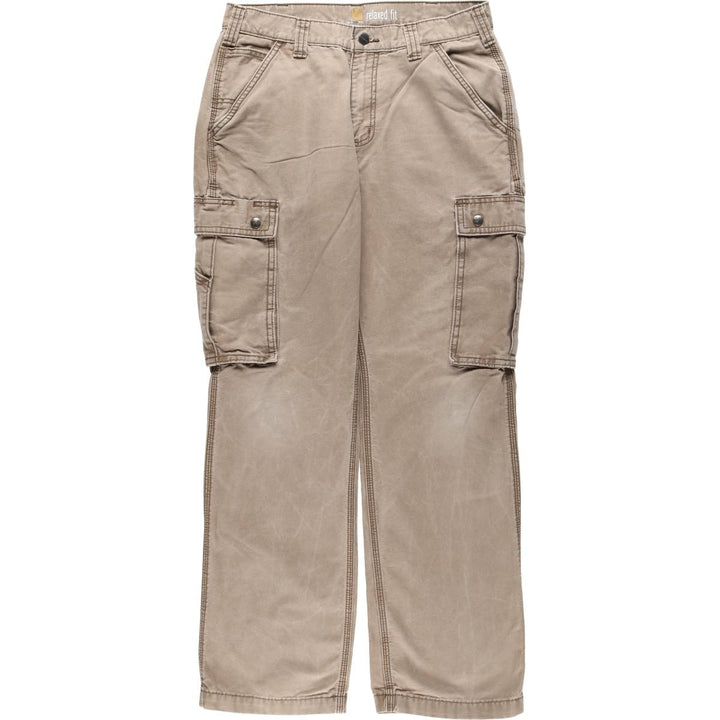 Carhartt Relaxed Fit Duck Work Pants Cargo Pants Men's W32 (approx.) cotton brown type Vintage Second Hand