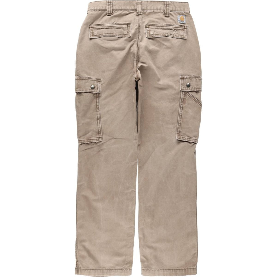 Carhartt Relaxed Fit Duck Work Pants Cargo Pants Men's W32 (approx.) cotton brown type Vintage Second Hand