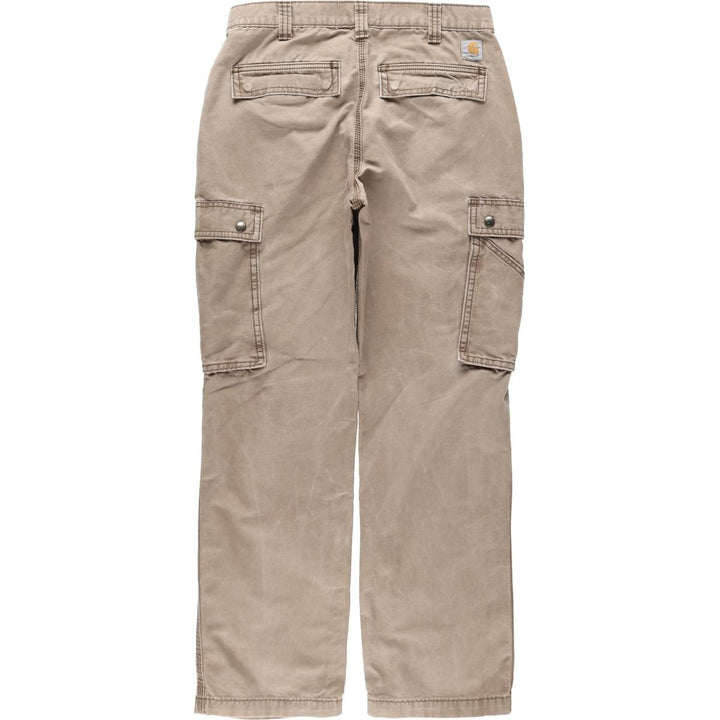 Carhartt Relaxed Fit Duck Work Pants Cargo Pants Men's W32 (approx.) cotton brown type Vintage Second Hand