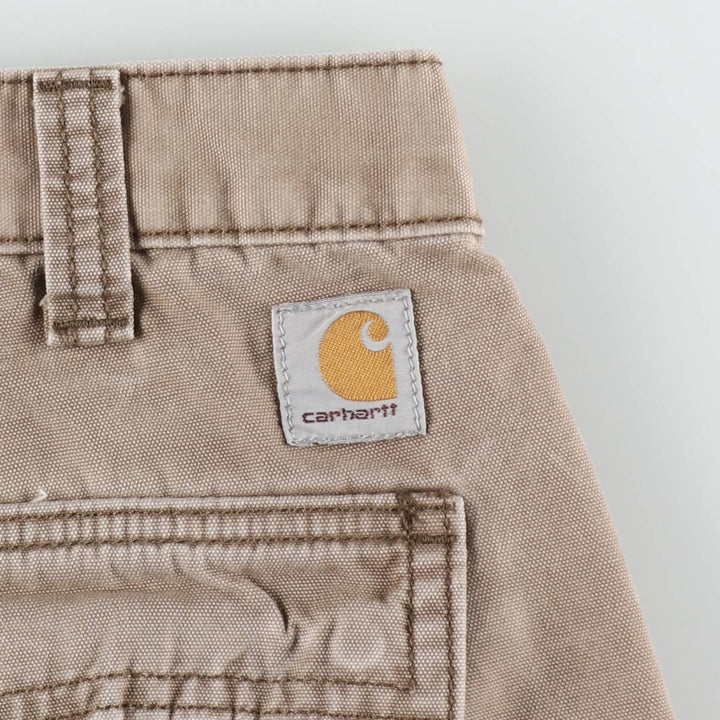 Carhartt Relaxed Fit Duck Work Pants Cargo Pants Men's W32 (approx.) cotton brown type Vintage Second Hand