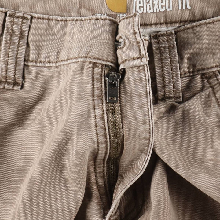 Carhartt Relaxed Fit Duck Work Pants Cargo Pants Men's W32 (approx.) cotton brown type Vintage Second Hand
