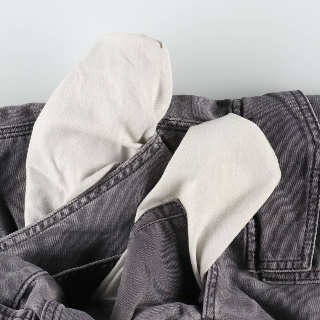 Carhartt Relaxed Fit Duck Work Pants Cargo Pants Men's W34 (approx.) cotton Charcoal Vintage Second Hand