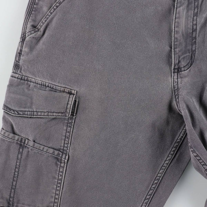 Carhartt Relaxed Fit Duck Work Pants Cargo Pants Men's W34 (approx.) cotton Charcoal Vintage Second Hand