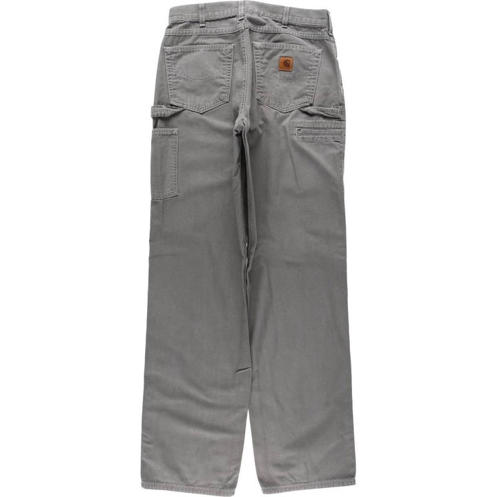 Carhartt Loose Fit Duck Painter Pants, Men's, W33 equivalent cotton Charcoal Vintage Second Hand