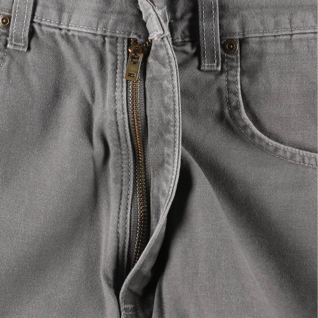 Carhartt Loose Fit Duck Painter Pants, Men's, W33 equivalent cotton Charcoal Vintage Second Hand