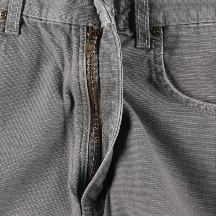 Carhartt Loose Fit Duck Painter Pants, Men's, W33 equivalent cotton Charcoal Vintage Second Hand