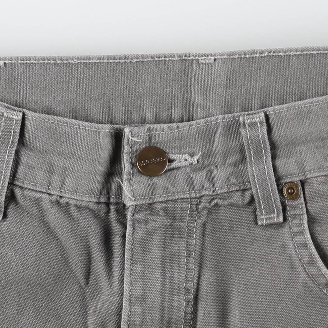 Carhartt Loose Fit Duck Painter Pants, Men's, W33 equivalent cotton Charcoal Vintage Second Hand