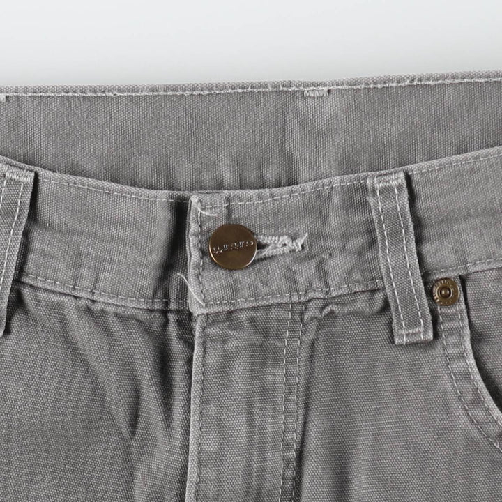 Carhartt Loose Fit Duck Painter Pants, Men's, W33 equivalent cotton Charcoal Vintage Second Hand