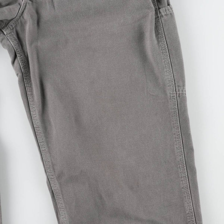 Carhartt Loose Fit Duck Painter Pants, Men's, W33 equivalent cotton Charcoal Vintage Second Hand