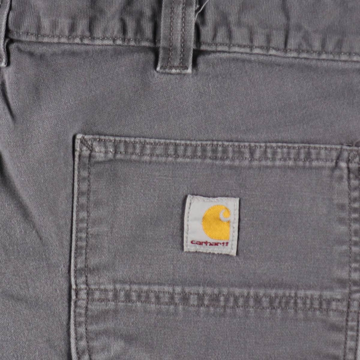 Carhartt Relaxed Fit Duck Work Pants, Men's, W36 equivalent cotton Charcoal Vintage Second Hand